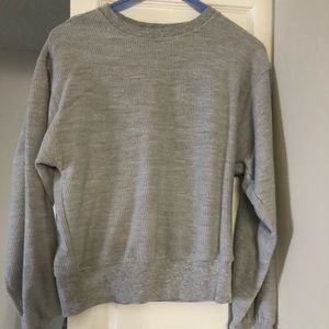 Two-piece gray jumpsuit